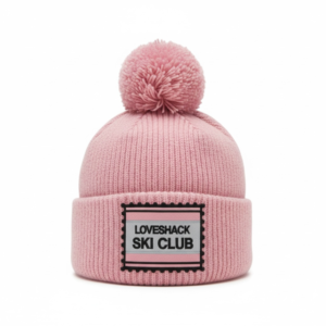 Love Shack Ski Club Pom Beanie